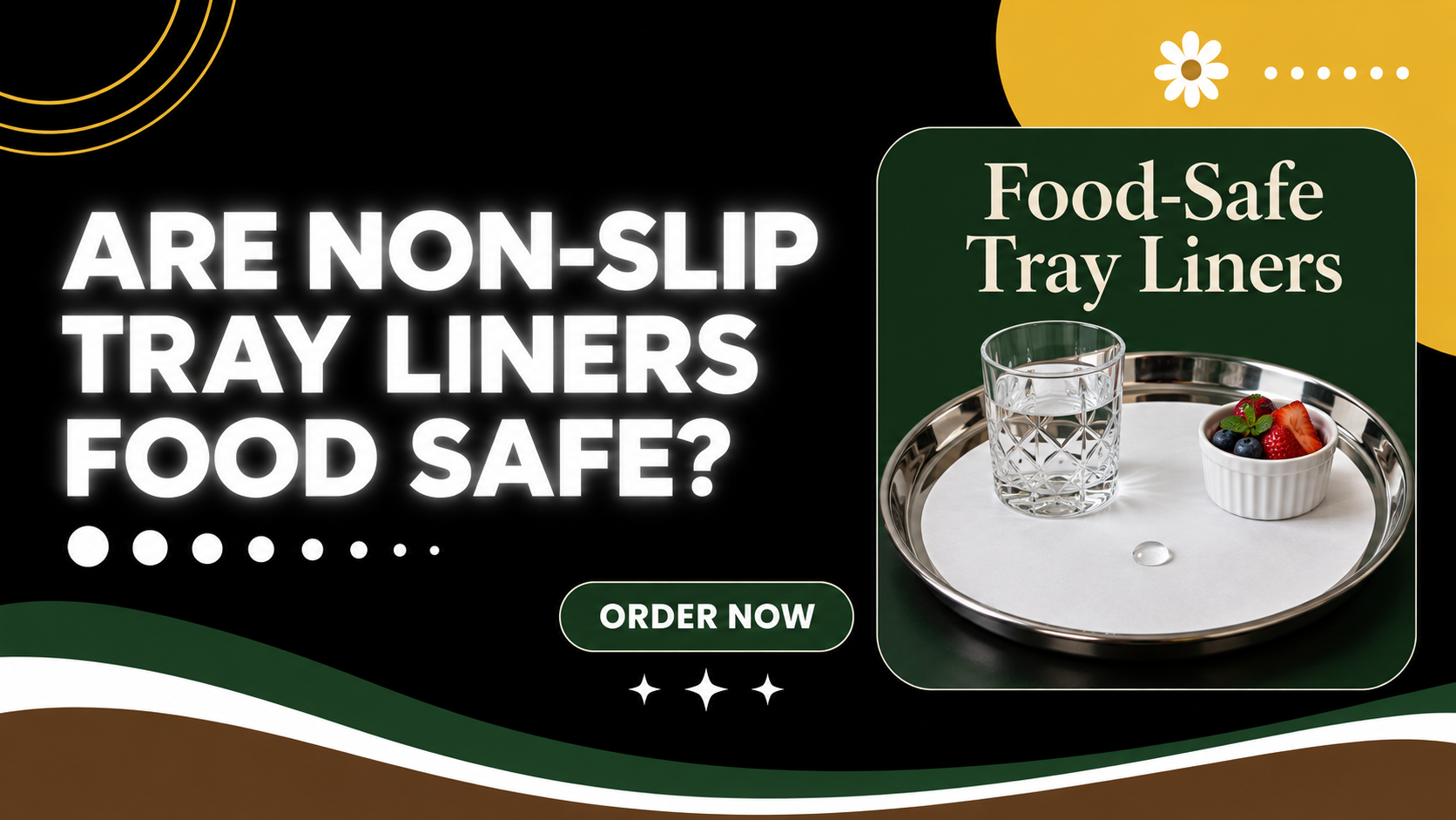 Are Non-Slip Tray Liners Food Safe?