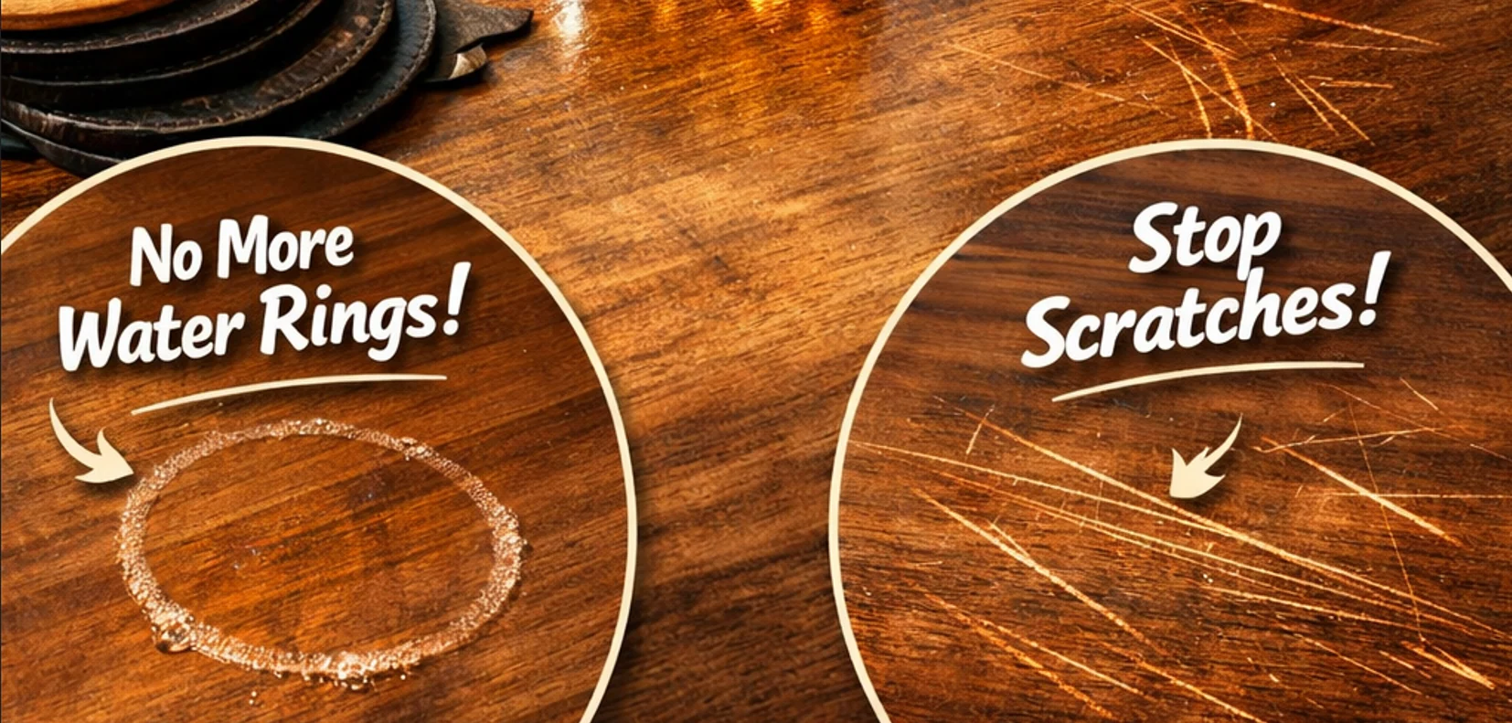 Best Coasters For Wooden Tables Prevent Water Rings And Scratches With Premium Polystyrene