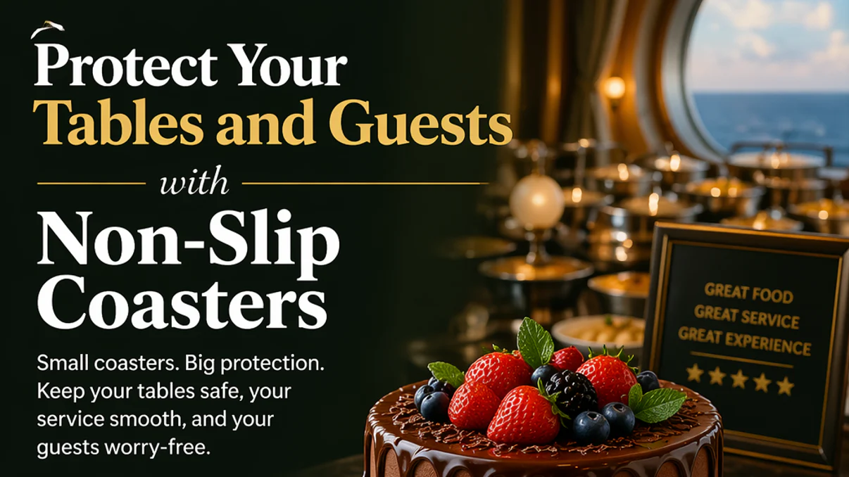 Protect Your Tables And Guests With Non Slip Coasters
