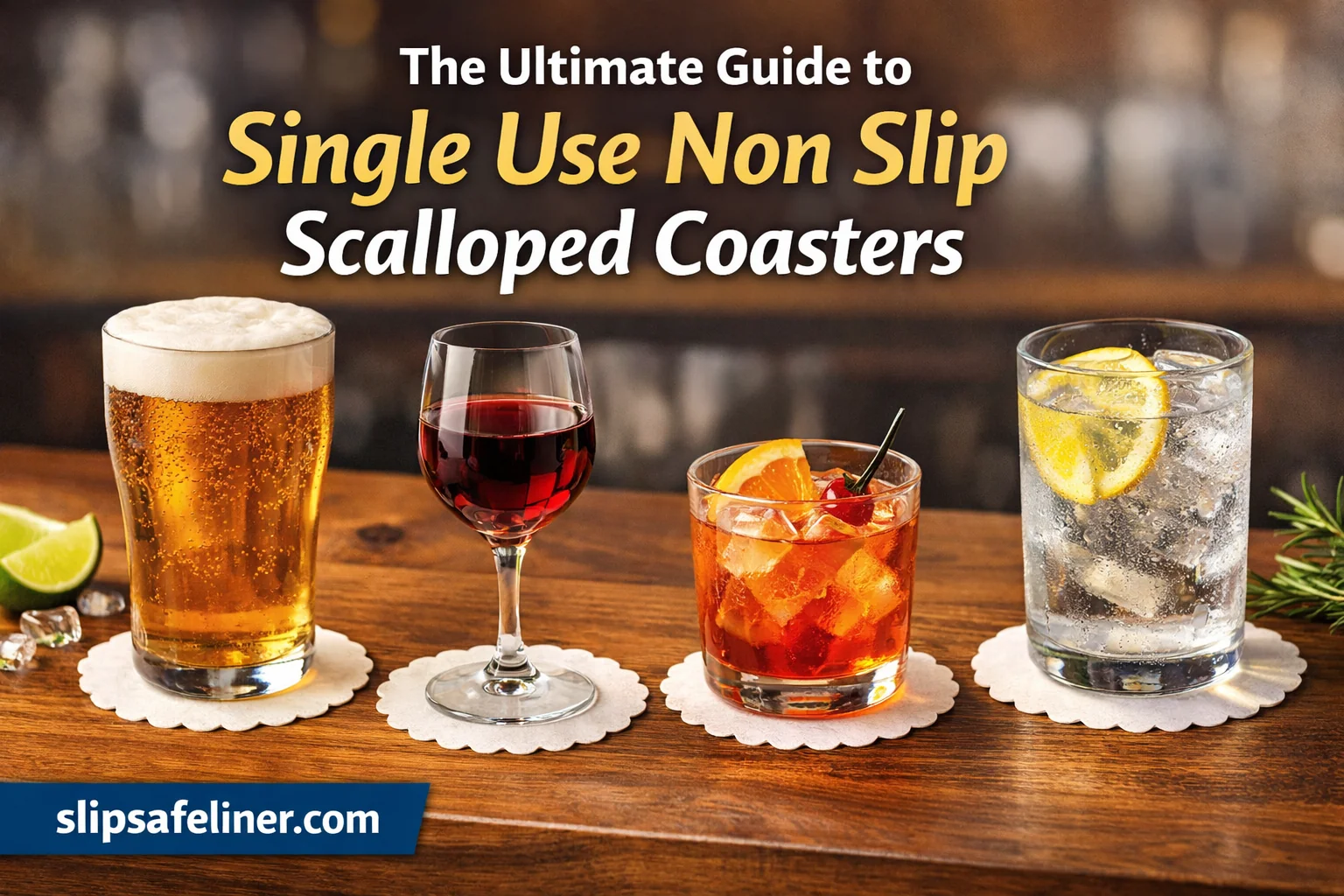Ultimate Guide To Single Use Scalloped Coasters