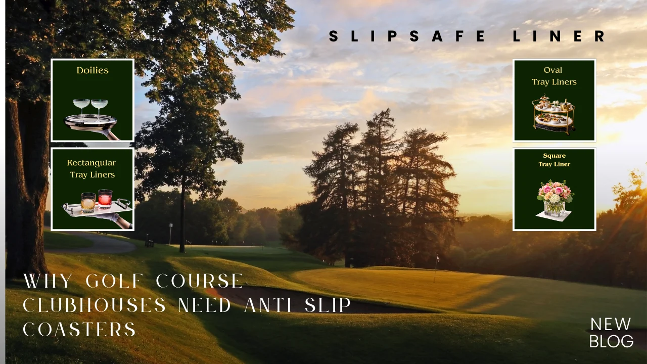 Why Golf Course Clubhouses Need Anti Slip Coasters