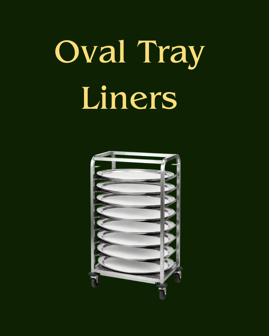 Banquet Oval Tray Liner